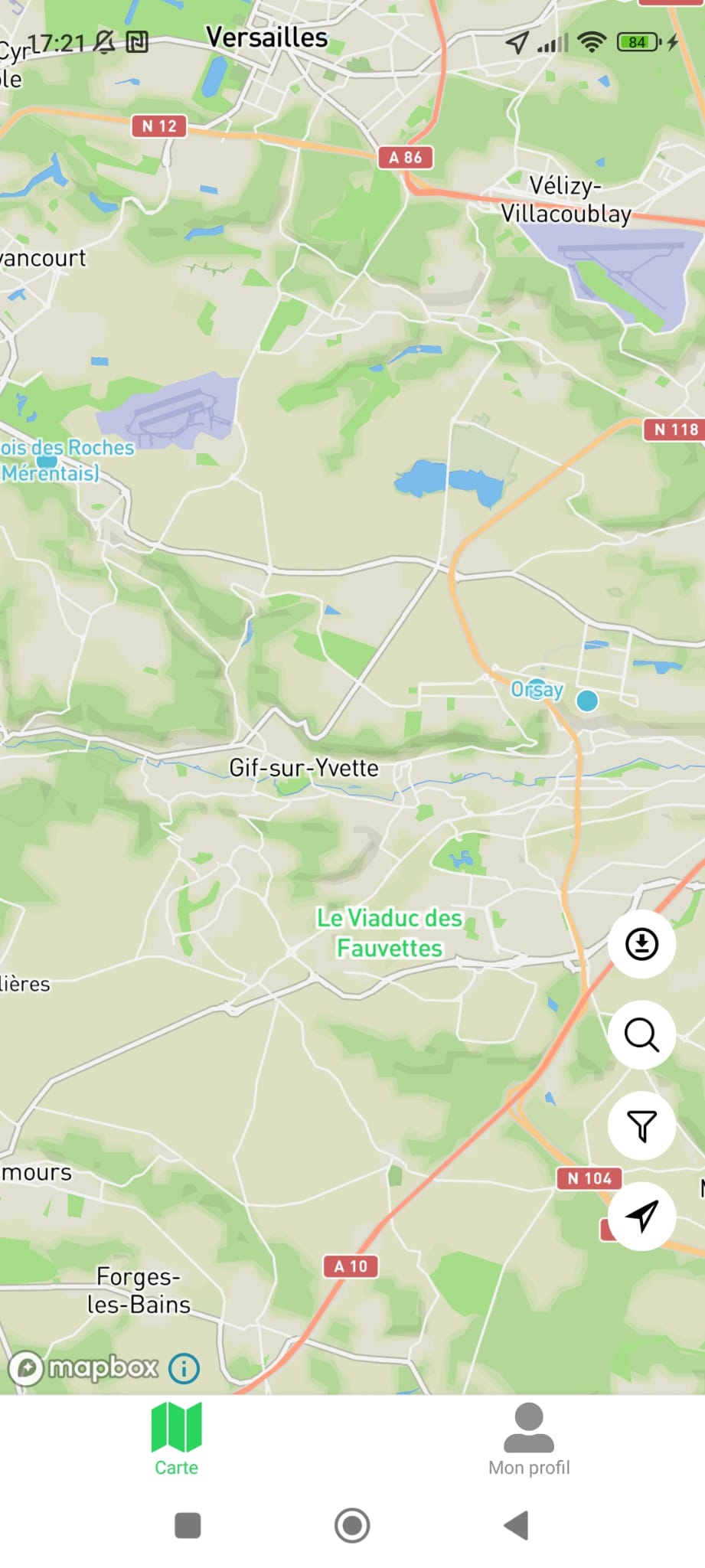 find sector
